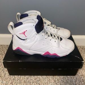 Girls Air Jordan 7 Retro Fireberry